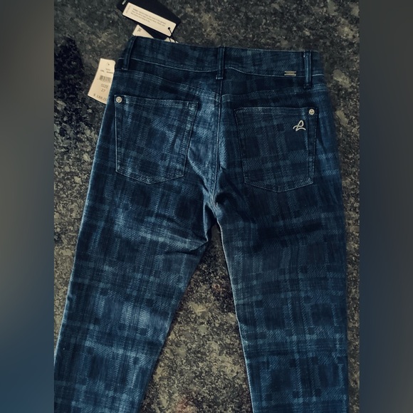 DL1961 Instasculpt Florence Women's Dark Blue Patterned Jeans - Picture 11 of 16